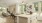 bright dining and living area with a kitchen island and bar chairs