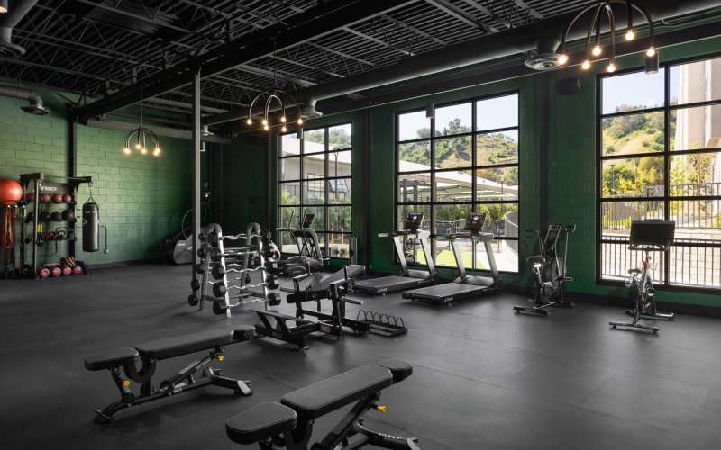 State-of-the-art fitness center